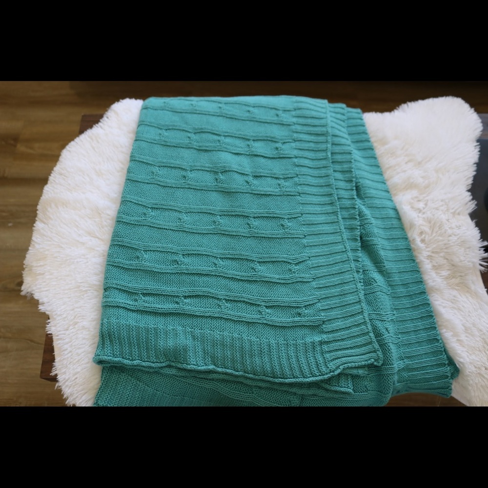 Blue Throw Blanket